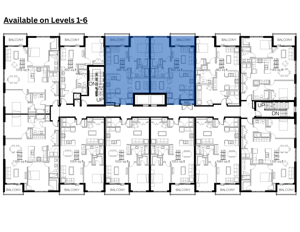 3D rendered floor plan for this apartment