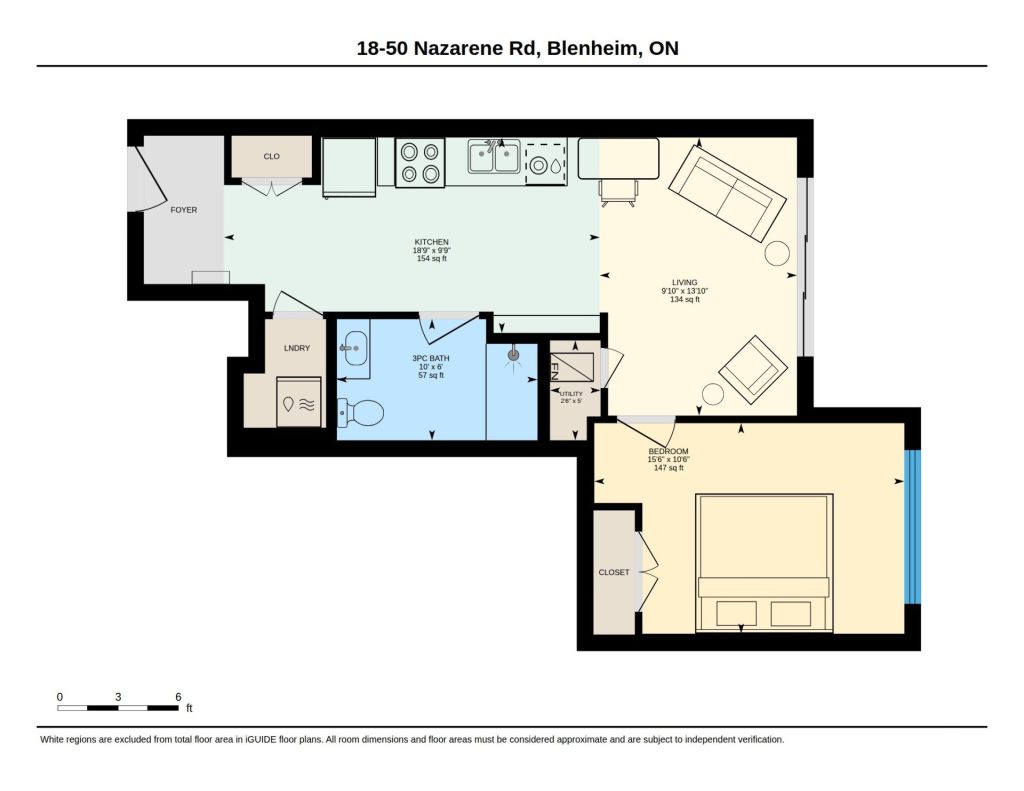 Floor plan for this apartment