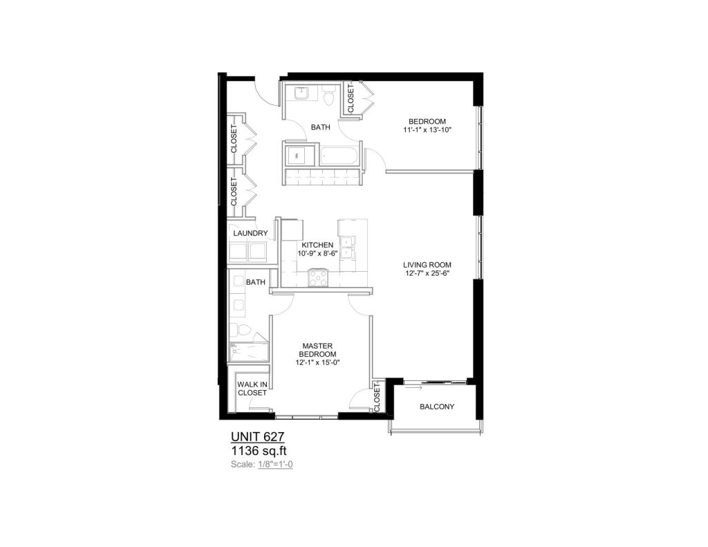 Floor plan for this apartment