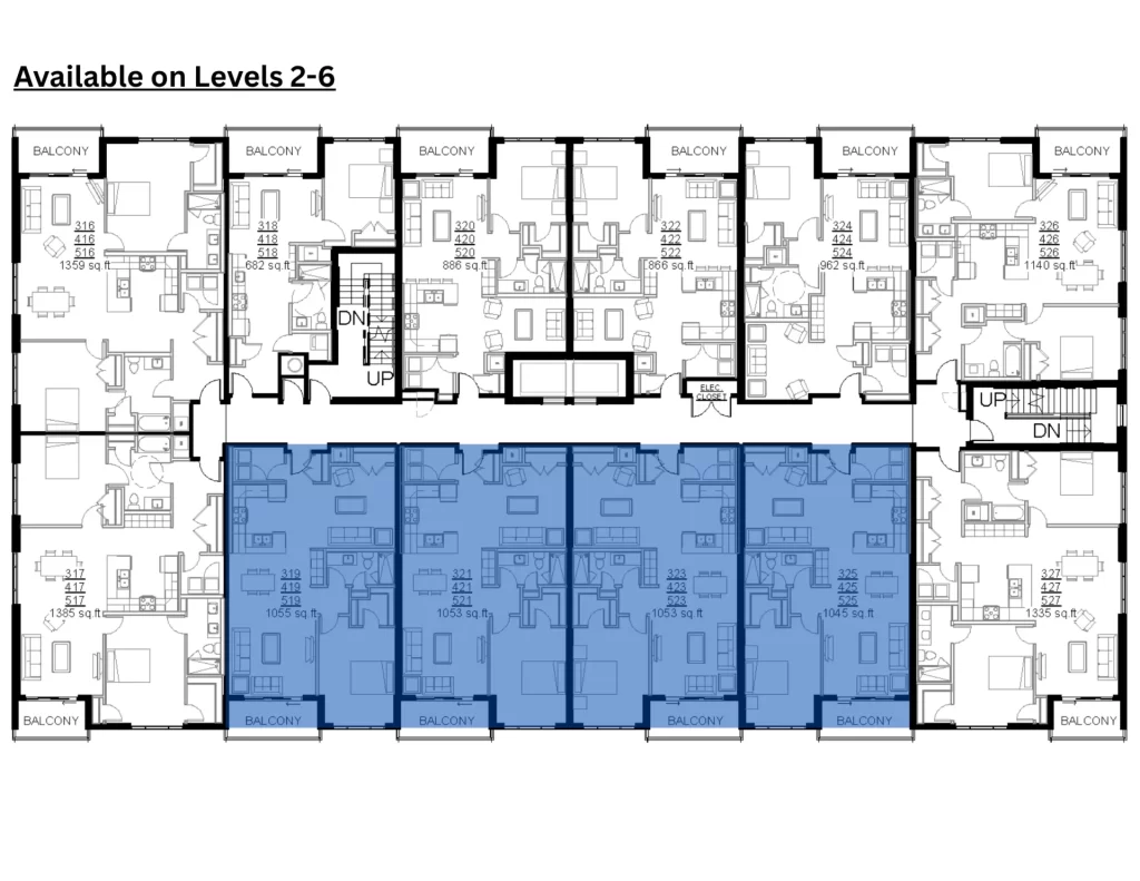 3D rendered floor plan for this apartment